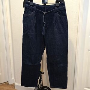 Uniqlo Womens Wide Leg Tapered Jeans
